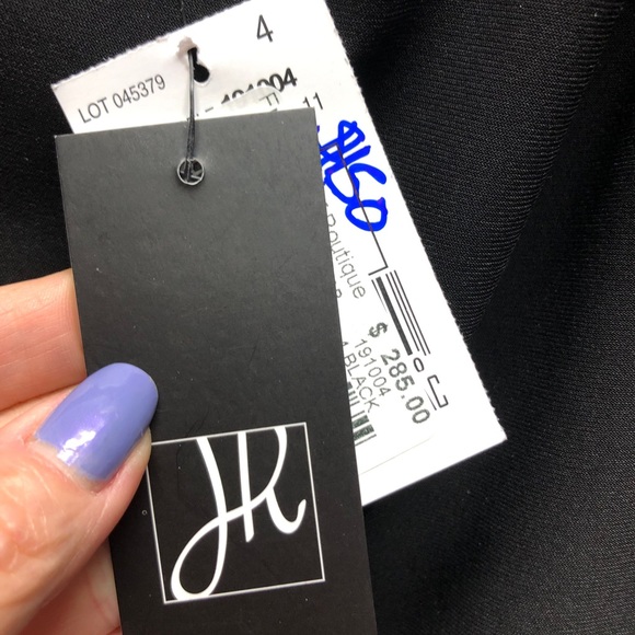 BNWT Joseph Ribkoff 1 shoulder black dress 4 - Picture 9 of 9